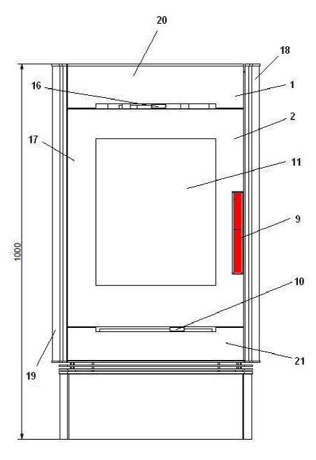 Haas-Sohn Palma 318.15 manija de la puerta