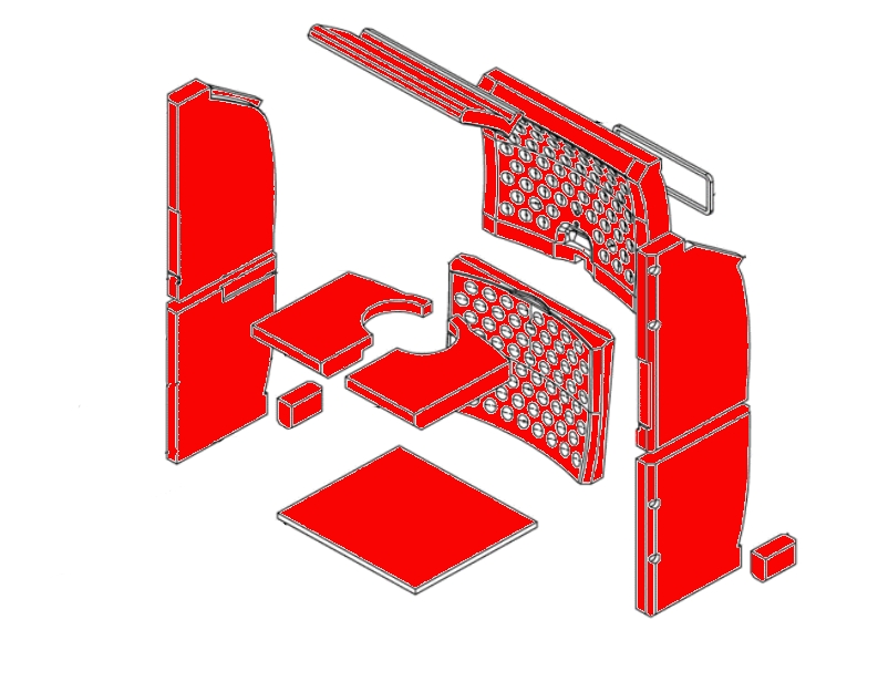 Attika Bionic Fire EVO Feuerraumauskleidung Brennraumsteine