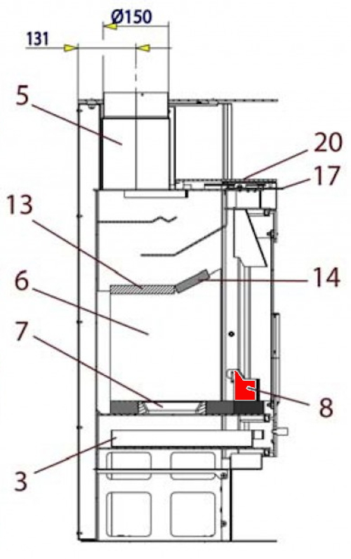 Haas-Sohn Aarhus 284.17 rejilla vertical