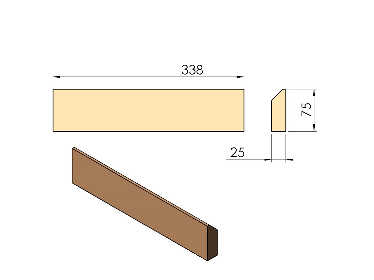 Termatech TT1 Vorderstein Vermiculitestein